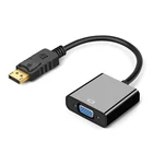 Gold Plated 1080P Display Port Male To Vga 15PIN Female Adapter Converter Cable Displayport DP To Vga Converter