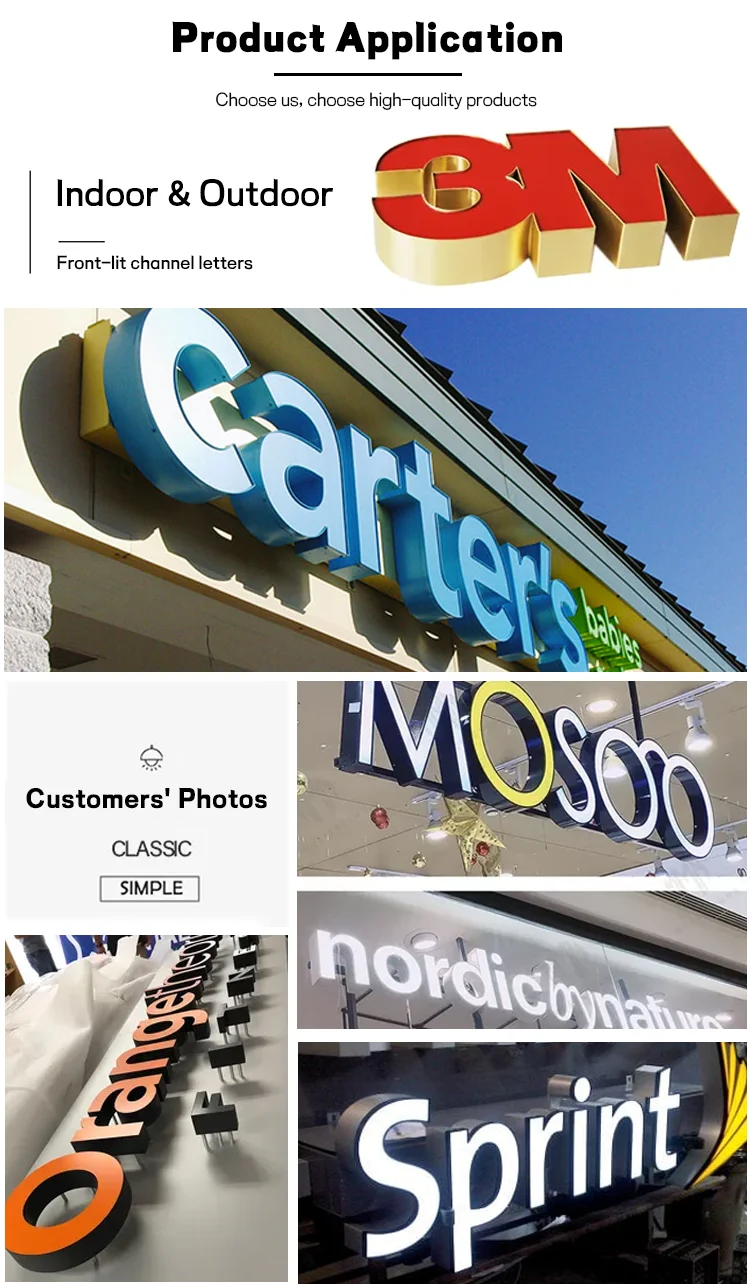 High Purity 1000 Series Grade Aluminum Trim Cap for Channel Letter with 50m Length and 5 Years Warranty