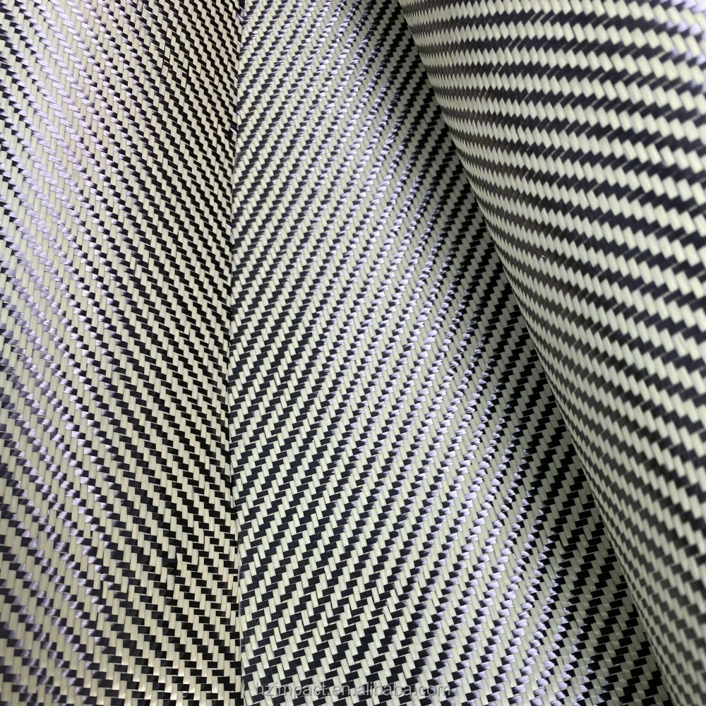 200GSM Yellow for Kevlar Fabric Flame Retardant Carbon Fiber Mixed Plain/Twill Weave 200GSM Yellow for Kevlar Fabric Flame Retardant Carbon Fiber Mixed Plain/Twill Weave