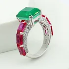 Jewelry Silver Silver LEAYE JEWELRY High Quality Elegant Women Wedding Sterling Silver Luxury Bridal Custom Stone Ring