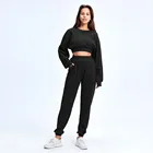 Clothing Wholesale 2021 Fall Winter Women Clothing Pullover Sports Suit For Workout Athletic Sportswear Leisure Suit