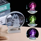 Wedding Crystal Crystal 2021 Heart Shaped 3d Laser Photo Love Wedding Anniversary Souvenir Crystal Wedding Favors