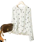 End Top High End Heavyweight Silk Shirt Women's Silk Top European New 2020 Foreign Style Long Sleeve Shirt