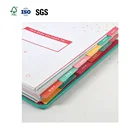 Free Sample Custom Design Flowery Cover Gold Corner Spiral Undated Stationery 2021 2022 Diary Planner