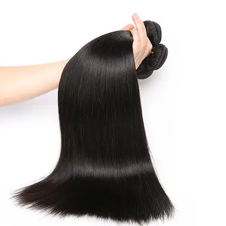 Wholesale Cuticle Aligned Malaysian Hair Bundles Silky Long Straight Weave Human Hair Extension Multiple Colors Available