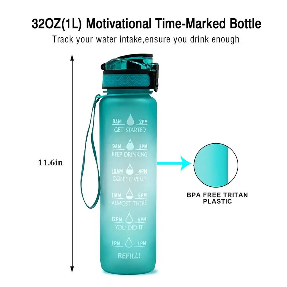 16ozcustom Plastic Straw Strainer Filter Gym Sports Bpa Free Tritan ...
