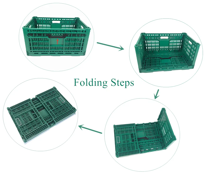 High Quality Cheap Heavy Duty Foldable Moving Crate Manufacturing factory