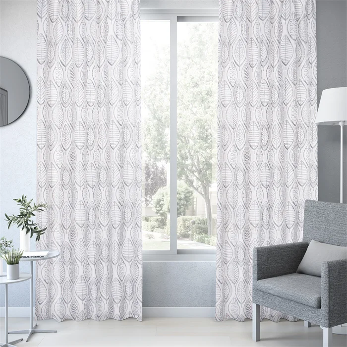 Popular design cheap stock jacquard curtain, office window curtain