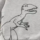 Long Kids Boy Clothing Wholesale Girl Cartoon Dinosaur Printed Long Sleeve Crewneck Kids Sweatshirt