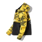 Coat Special Personality Design Casual Hip-hop Style Hooded Men's Trench Coat