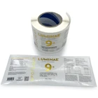 Self Adhesive Foil Self Adhesive Customized Printing Clear Gold Foil Stickers Transparent Shampoo Labels