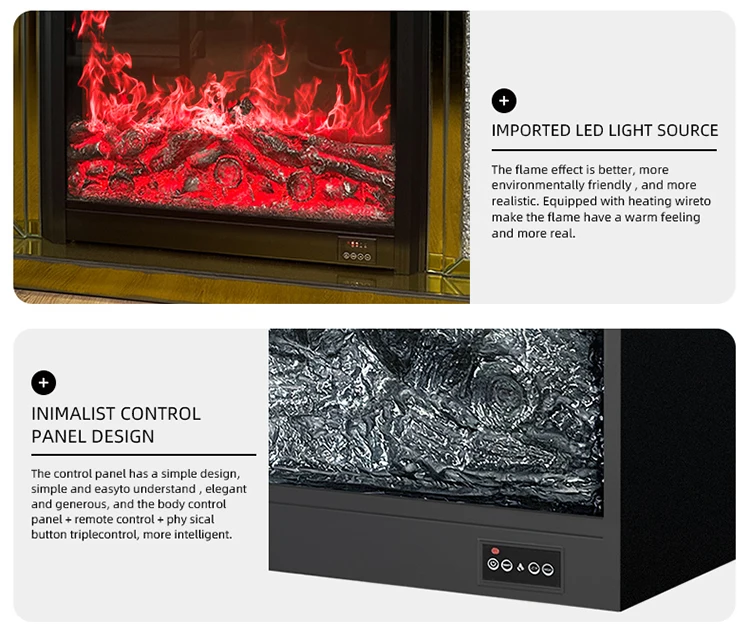 Electric Fireplace, Wall, 750 - detail 16