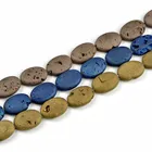 Oval Custom For You High Quality Wholesale Oval 18*25mm Loose Beads Agate Druzy Geode For Jewelry Making