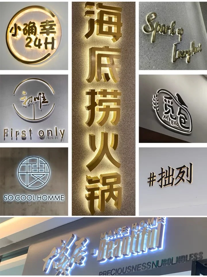 product stainless steel epoxy signboard backlit metal channel acrylic 3d led letter sign-4