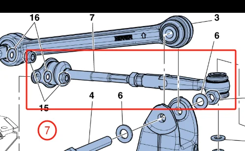 For Ferrari 458 F12 FF Rear Adjustment Tie Rod Car Accessories OEM Equivalent Material 245161 238631 Amazing Quality details