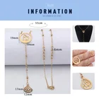 Bead Rosary Beads Free Stainless Steel 3mm Ball Bead Necklace Cross Long Gold Rosary Pendant Necklace