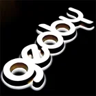Alphabet Custom Not Easy To Fade Indoor Or Outdoor Waterproof Electric Led Alphabet Letter Yard Sign