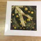 Decorations Pvc Pvc Gold Hanger Wholesale Wreath Decorations PVC Plastic Christmas Flowers Wreaths Mini Wreath