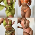 Swimwear Settings Swimwear Sexy Bathing Suits Women Bikini Set 2021 High Waist Swimwear Bikini