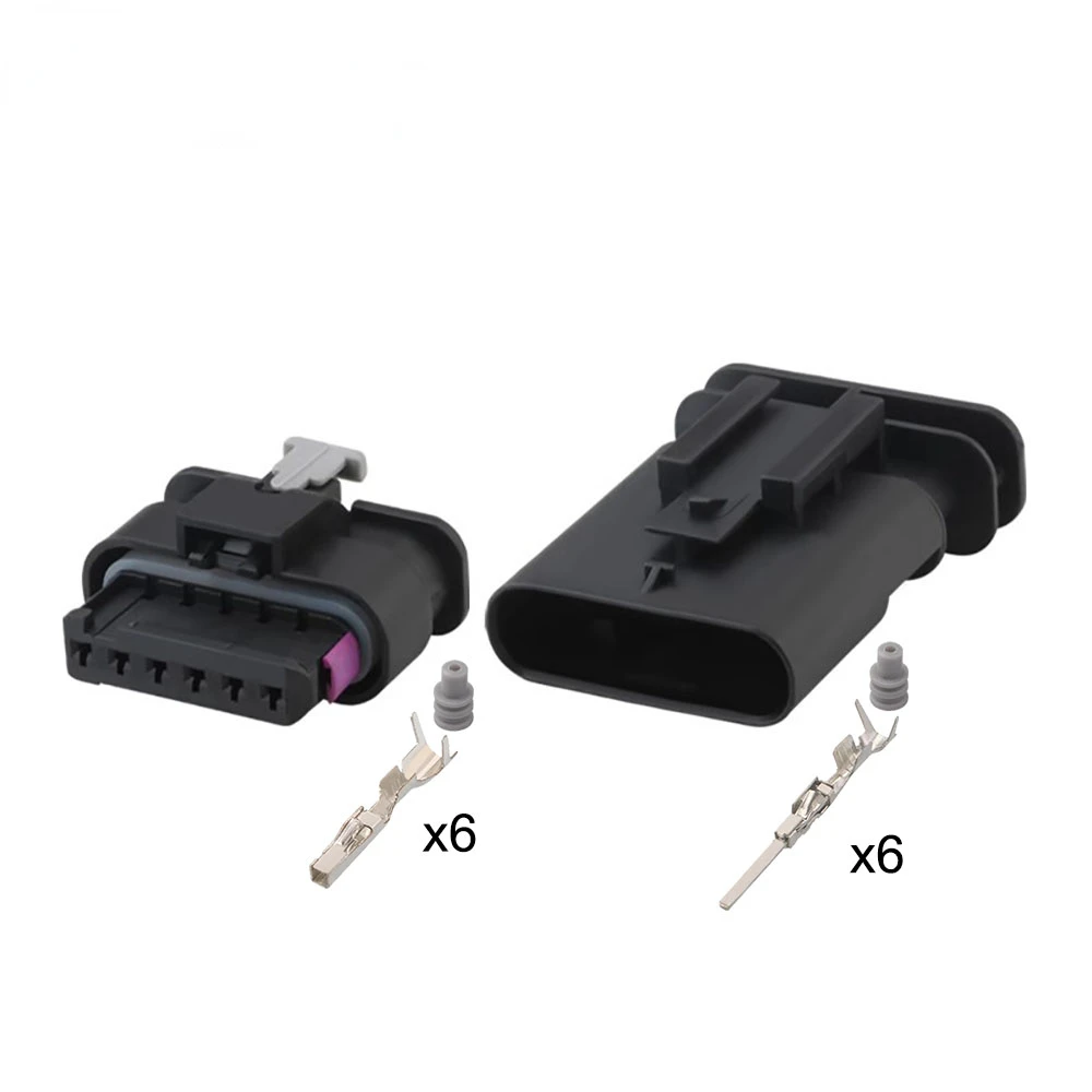 Aowift Sets 6 Pin Accelerator Throttle Sensor Connector Rear Tail Brake