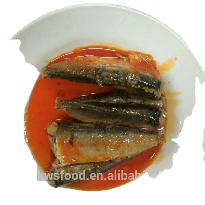 smoked sardine fish in chilli oil in can