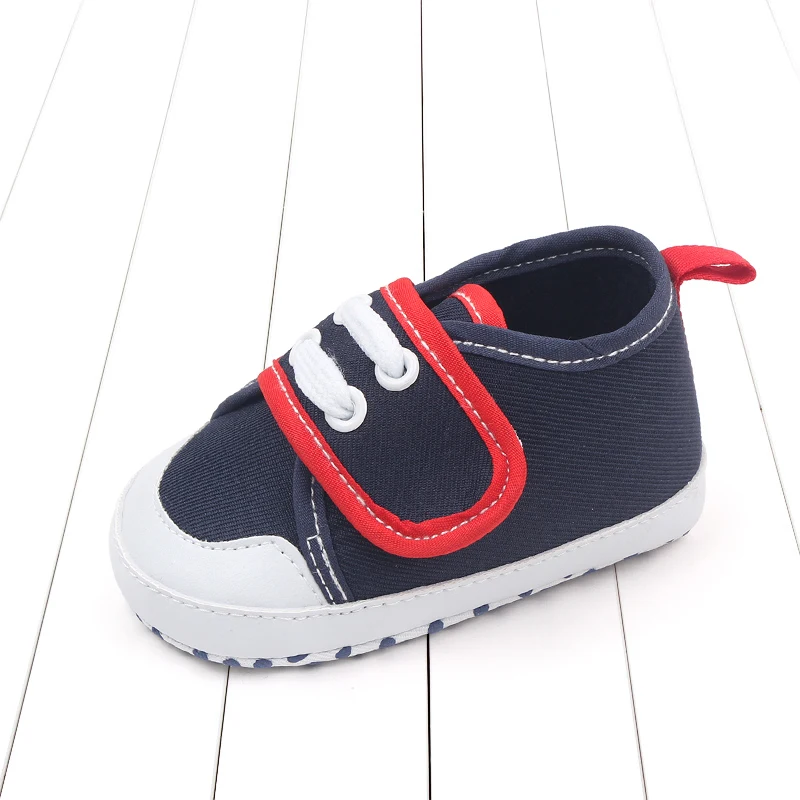 New Arrival Spring& Autumn Soft Soled Canvas Shoes Baby Shoes for Girls and Boys manufacture