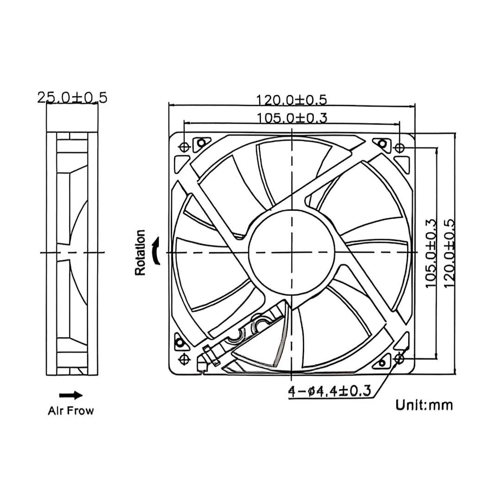 Solar Powered Exhaust Fan, 15W, 10000mAh, 2600RPM, 10ft - detail 8