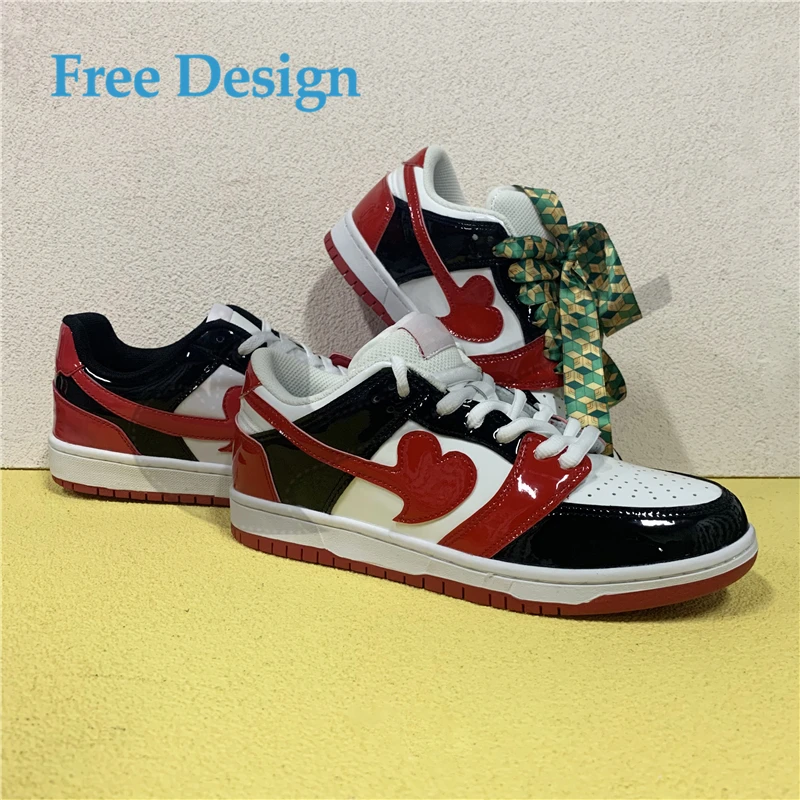 mens leather upper trainers