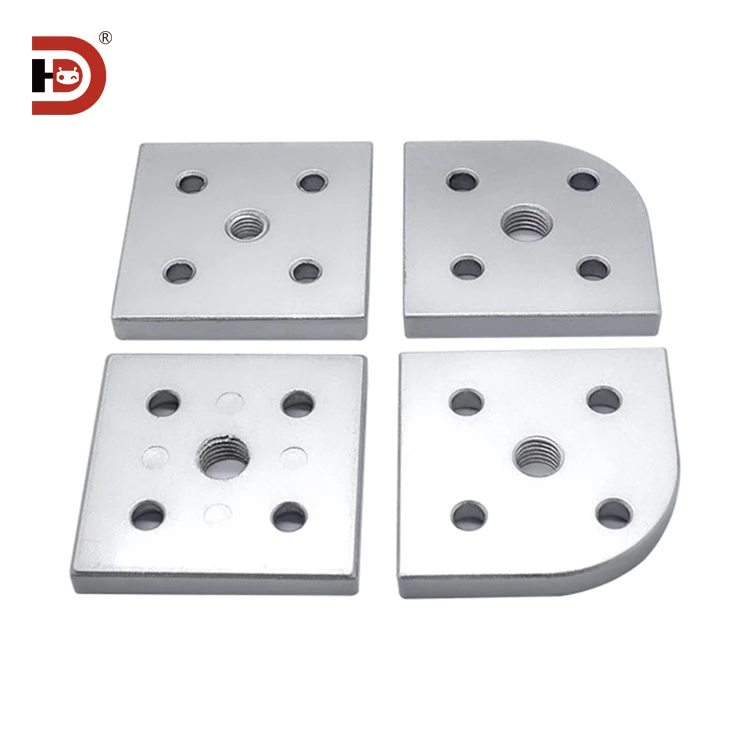 4080 End Face Connection Plate 3060 Aluminum Profile Support Connection Piece 4080 Bottom Plate Equipment Rack Connection Plate supplier