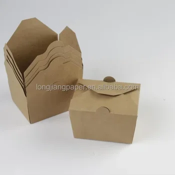 Disposable Oil proof Kraft Food Custom Printed Paper French Fry Popcorn Chicken Boats Shape Tray