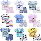 Boy Shirt Boys Short 2021 Custom Printed Cotton Baby Boy Clothes Summer Clothing Suit T Shirt 2 Piece Boys Short Sets