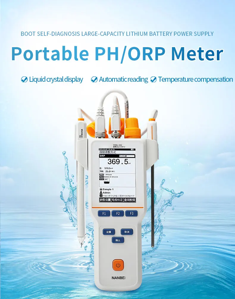 Portable Digital Ph Conductivity Ion Ec Do Tds Tester Multiparameter