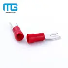 Terminal Wire Crimp Terminals Vinly Insulated Spade Terminal PVC Crimp Wire Fork Terminal