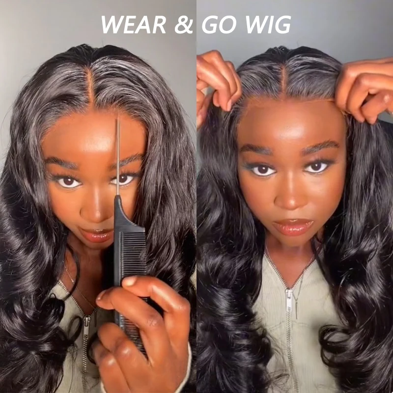 Density X Hd Lace Closure Wear Go Wig Piano Color