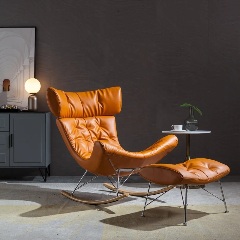 NOVA 21CLSR051B Home Furniture Living Room Sofa Recliner Leather Hotel Leisure Sofa Chair