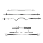 Competition Cross Fitness Gym Weight Lifting Competition Barbell Straight Fixed Curl Barbell Bars