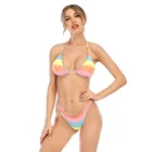 Beachwear 2021 New Fashion Holiday Bikini Swimsuit 2 Pieces Bikini Sexy Swimsuit Bath Suit Sport Suit Beachwear Strips