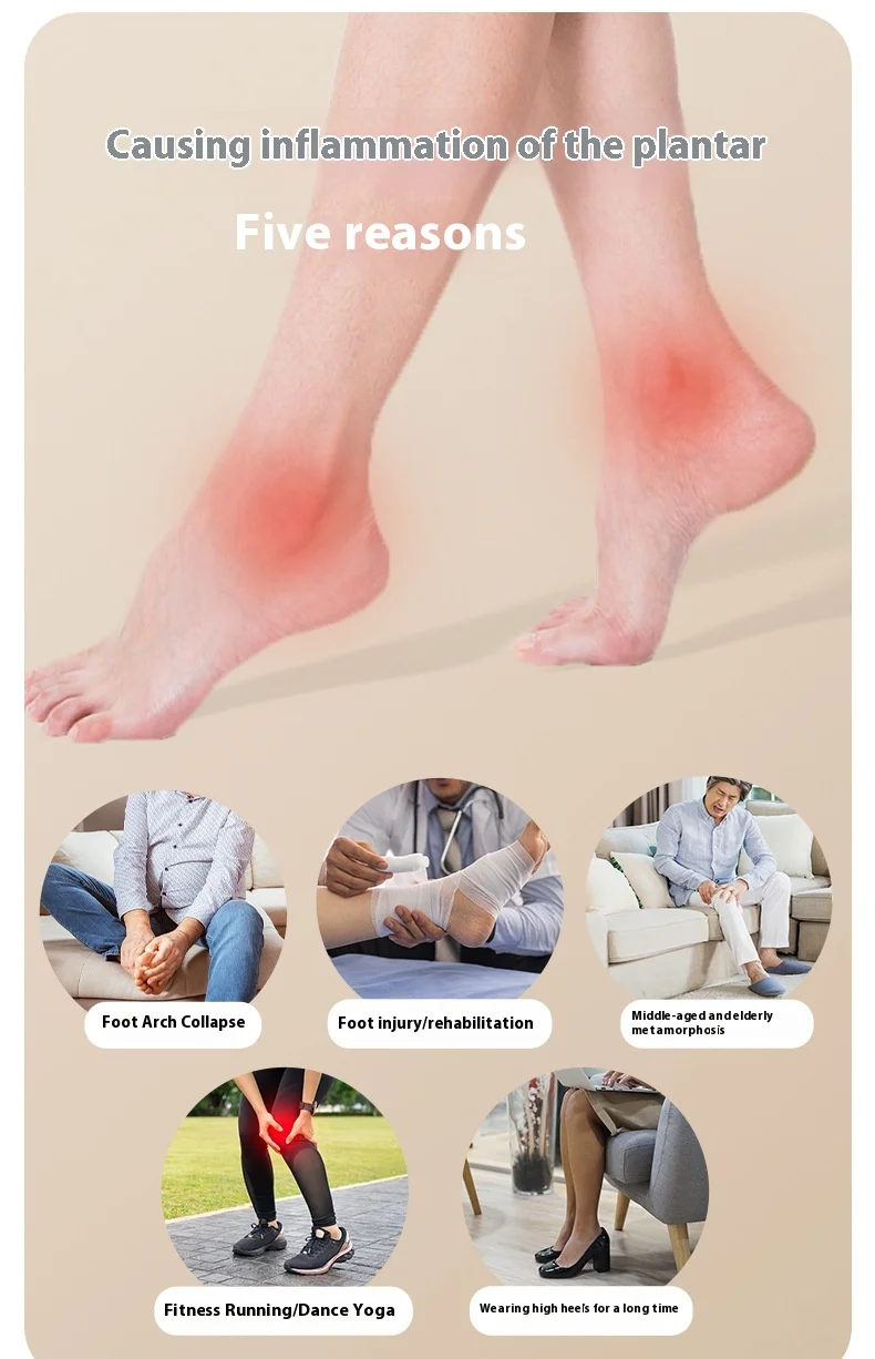 PVC+TPR Foot Massager with Full-body Massage and Plantar Fascia Relief for Yoga Fitness 16.5*6*6cm