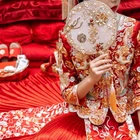 Wedding Dresses New Type Retro Red Soft Chinese Acrylic Wedding Dresses 2021
