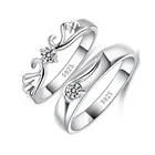 Ring 925 Silver Rings Silver Couple Ring Couple Ring 925 Sterling Silver Engagement Wedding Ring Set For Women Men