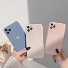 Cover Cute Love Heart Phone Case For Iphone 12 Matte TPU 11 Pro Max Xs XR X 12mini 12mini 7 8 Plus SE Cover