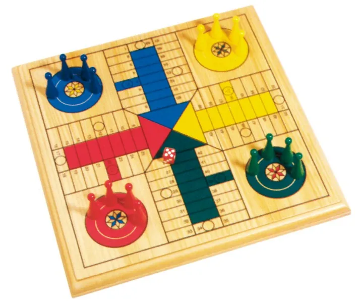 Ludo Game With Nature wood Board  table game hotselling