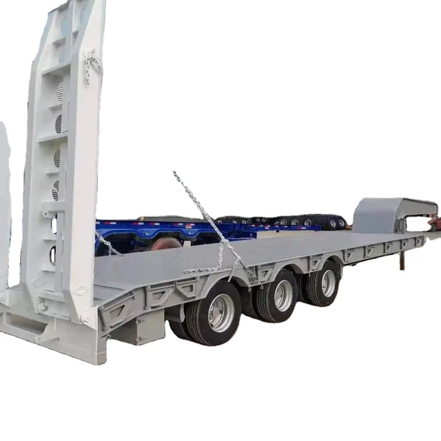 low boy new low loader flatbed semi trailer strong