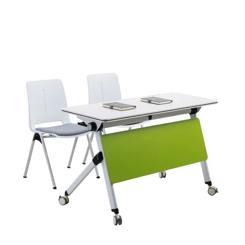 plastic office table and chair