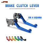 Brake Levers JFG Adjustment Motorcycle Black Short Chrome Bike Brake Clutch Levers For S UZUKI