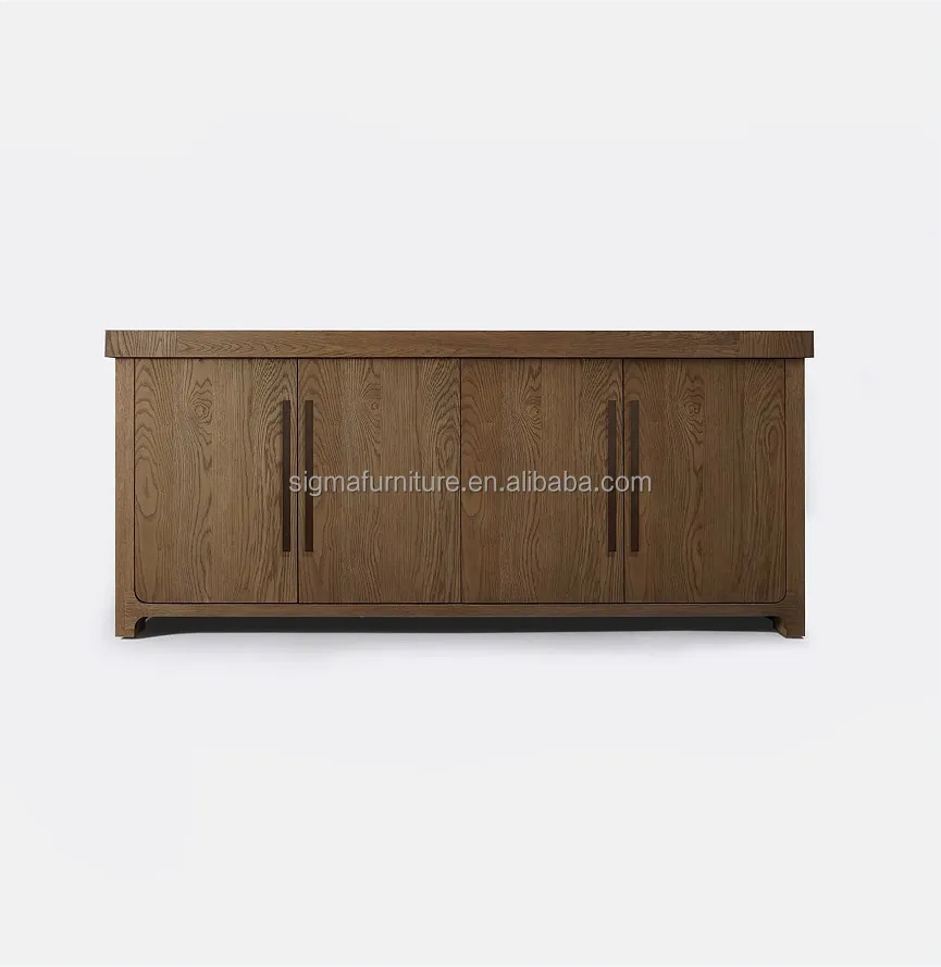 Living room storage Cabinet console table wood furniture dining room 4-door sideboard