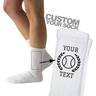 OEM Bamboo Cotton Design Your Own Custom Logo White Black Crew Socks Sports Socks Men Basketball Socks Elites