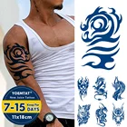 Tattoo Tattoo Art Juice Lasting Man Dragon Totem Waterproof Body Art Arm Temporary Tattoo Sticker