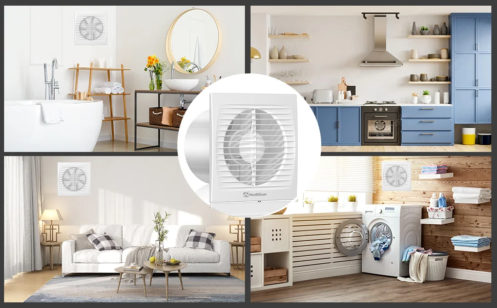 Kitchen Wall Exhaust Fan, HVAC, 220~240V, Electric - detail 6