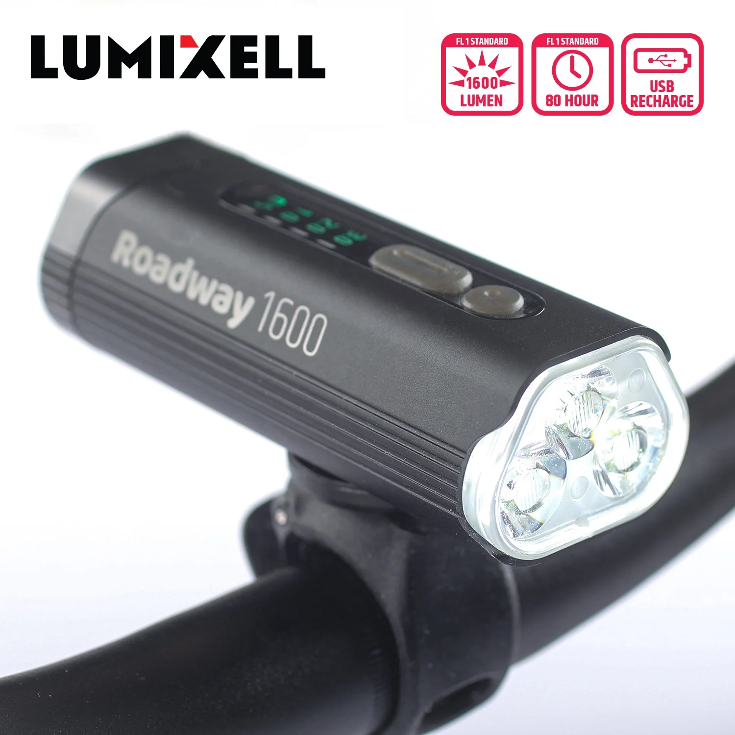 1600 lumen front bike light